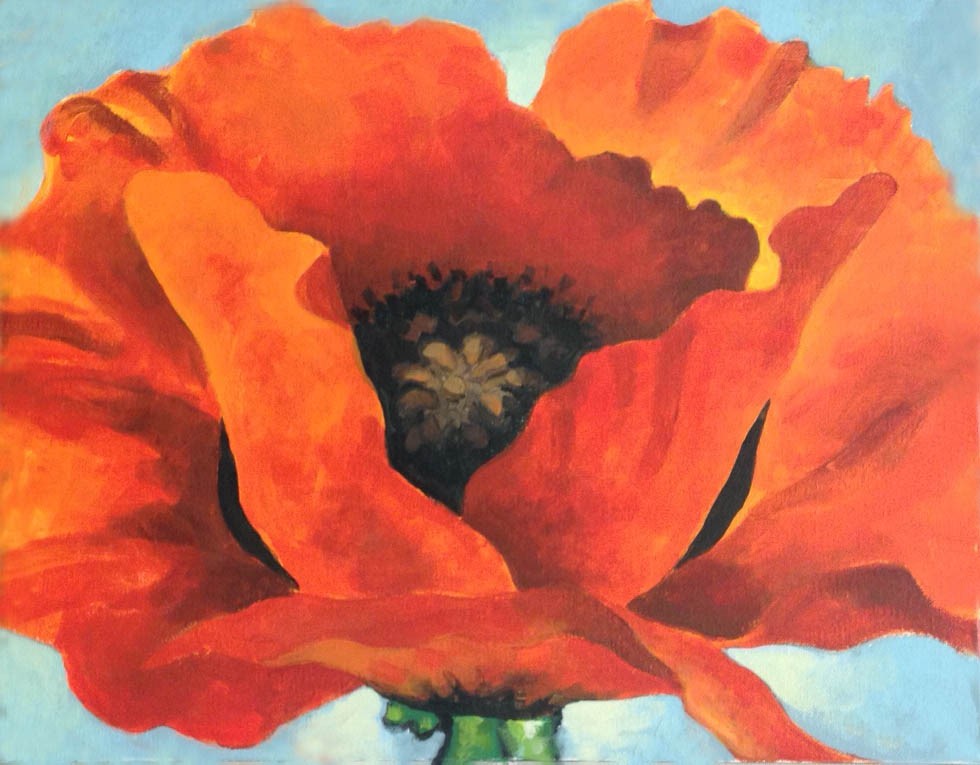 Vagabundo Giro de vuelta seguridad Painting with the Pros - Red Poppy – Online Class and Free! | VisArts