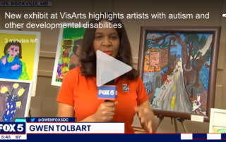 Fox 5 DC's Gwen Tolbert Interviews VisAbility Art Lab Artists About Exhibition at The Seneca Rockville